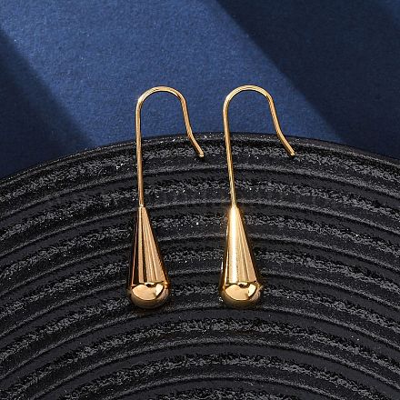 Серьги-подвески из нержавеющей стали 304 EJEW-NH0004-01G-1