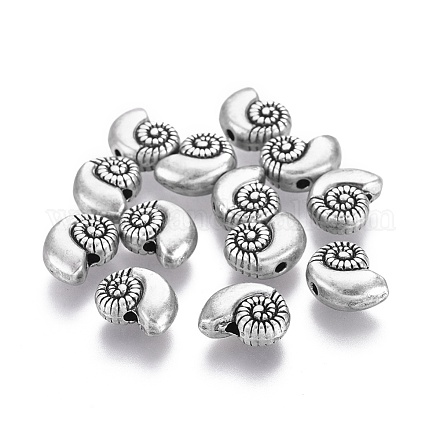 Perles en alliage de style tibétain TIBEB-A004-004TAS-NR-1