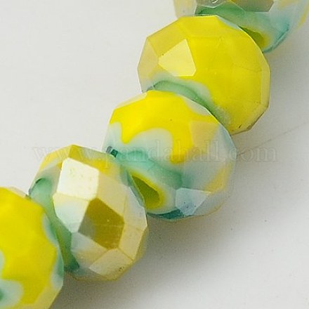 Handmade Millefiori Glass Beads Strands LK-E003-1L-1