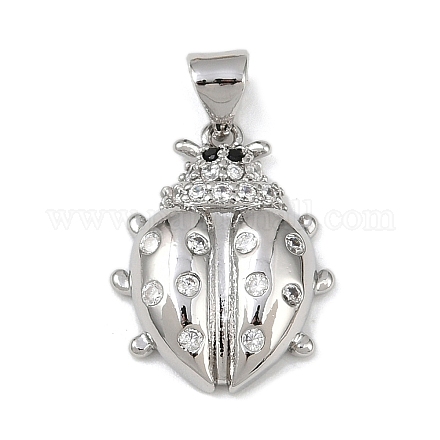 Латунные микро проложить кубического циркония подвески KK-A260-07D-P-1