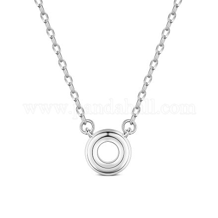 Collana con pendente in argento sterling Shegrace placcato rodio JN568A-1