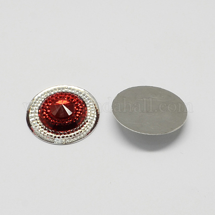 Half Round Resin Cabochons CRES-R123D-220-1
