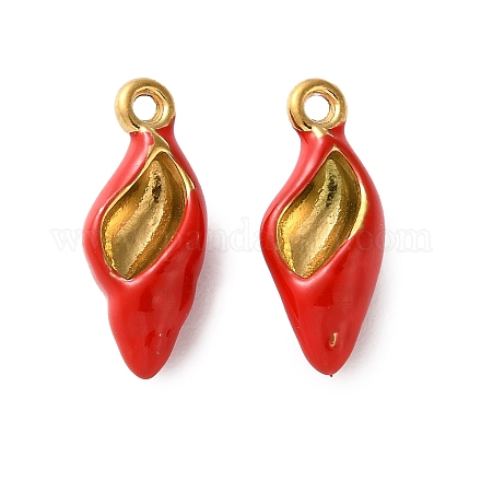 Подвески из нержавеющей стали 304 с эмалью STAS-B100-05G-02-1