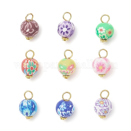 Полимерной глины ручной работы подвески PALLOY-JF03959-1