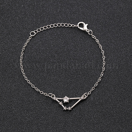 12 браслет созвездия сплава со стразами WG43B2B-24-1