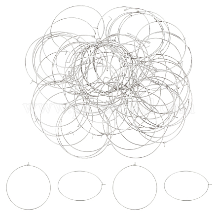 100 шт. 304 нержавеющая сталь хирургическая нержавеющая сталь бокалы кольца подвески STAS-UN0056-04-1