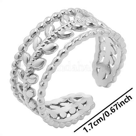 Кольцо-манжета из нержавеющей стали для унисекса RG0849-1-1