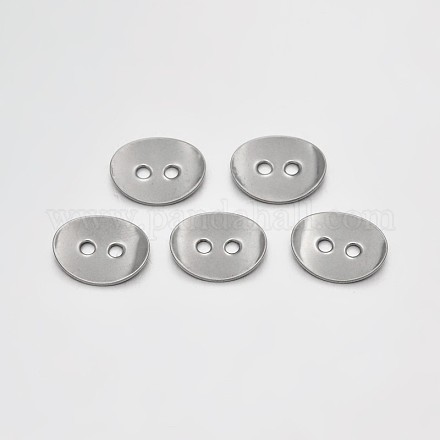 Inox boutons ovales STAS-E091-01P-1