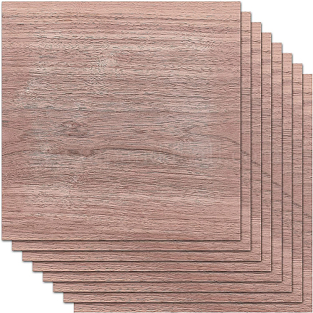 Benecreat 8 fogli foglio di legno di noce DIY-BC0005-38-1