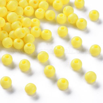 Perles acryliques opaques MACR-S370-C6mm-A10-1