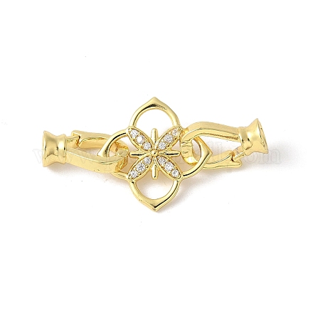 Проложить латунный прозрачный кубический цирконий над застежками KK-M320-03G-1
