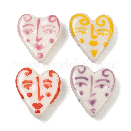 Фарфоровые бусины ручной работы PORC-Z007-04-1