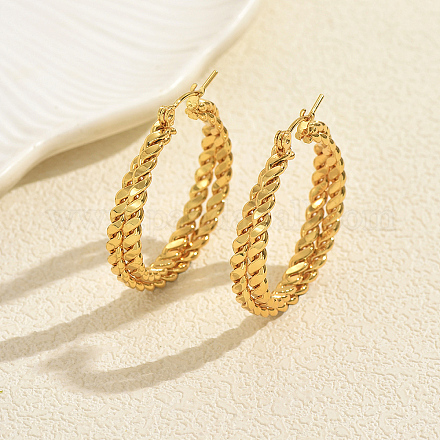 Серьги-кольца из нержавеющей стали YS2305-1