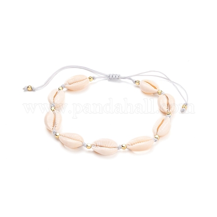 Bracelets de cheville ajustables en fil de nylon tressé AJEW-AN00318-1