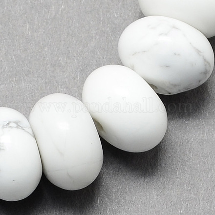 Natural Howlite Beads Strands G-S105-8mm-04-1