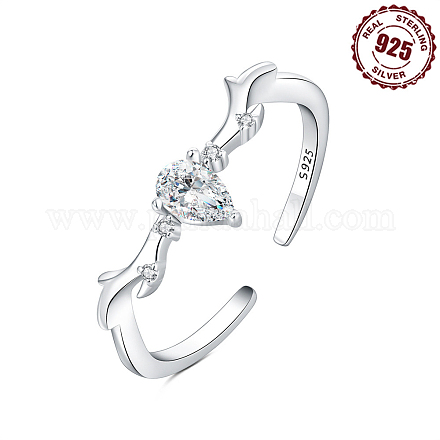 925 регулируемое открытое кольцо-манжета из стерлингового серебра FS-WGD27BF-06-1