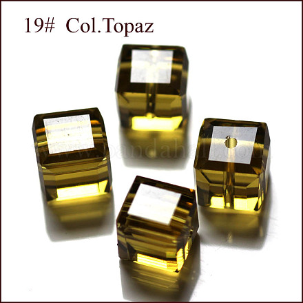 Abalorios de cristal austriaco de imitación SWAR-F074-6x6mm-19-1