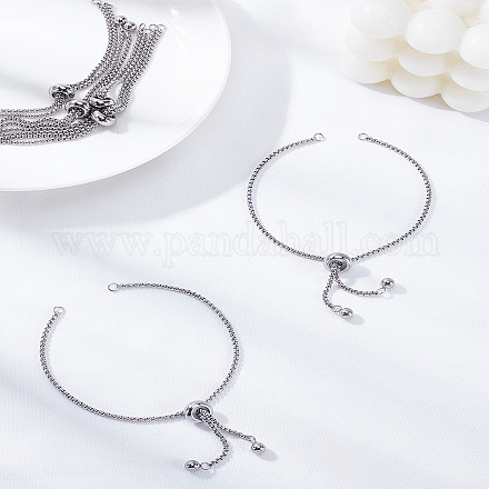 6шт регулируемый браслет из нержавеющей стали 201 для изготовления STAS-LP0002-30-1