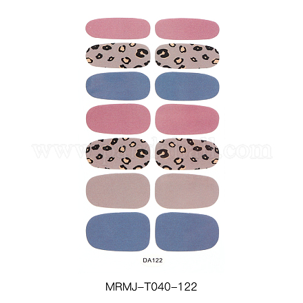 Pegatinas de arte de uñas de tapa completa MRMJ-T040-122-1