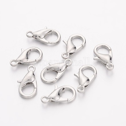 Zinc Alloy Lobster Claw Clasps X-E502Y-NF-1