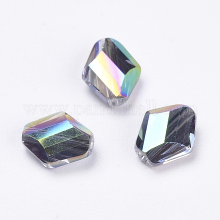 Abalorios de cristal austriaco de imitación SWAR-F080-8x10mm-31-1