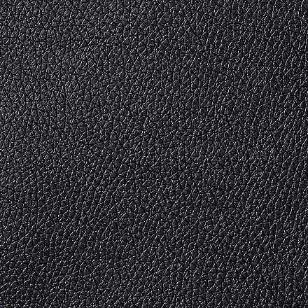 イミテーションレザー  服飾材料  ブラック  34x20x0.08cm DIY-WH0060-01A-1