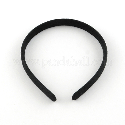 Fornituras para el cabello sombreros lisos banda de pelo de plástico fornituras OHAR-S188-01-1
