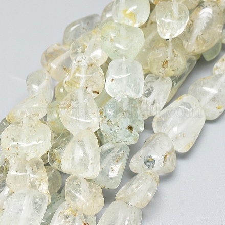 Chapelets de perles en cristal de quartz naturel G-F637-25-1