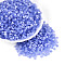 Glass Beads, Imitation Cat Eye Beads, Rondelle, Mauve, 4~4.5x2.5~3mm, Hole: 1.2~1.5mm