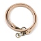 PU Leather Bag Straps, Wide Bag Handles, with Zinc Alloy Swivel Clasp & D-rings, Purse Making Accessories, Lemon Chiffon, 63.5cm