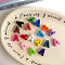 Opaque Acrylic European Beads, Large Hole Beads, Mixed Color, Letter A, 21x18.3x13.7mm, Hole: 6.3mm, 138~252pcs/500g