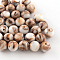 Opaque Acrylic Beads, Round, Camel, 12mm, Hole: 2mm, about 520pcs/500g
