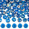 3 Strands Handmade Gold Sand Lampwork Beads Strands, Luminous, Round, Royal Blue, 10mm, Hole: 1.2mm, about 40pcs/strand, 5.63''(14.3cm)
