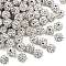 Pave Disco Ball Beads, Polymer Clay Rhinestone Beads, Grade A, Round, Crystal, PP12(1.8~1.9mm), 8mm, Hole: 2mm