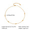 304 Stainless Steel Link Chain Necklaces for Women, Real 18K Gold Plated, Jesus Fish, 15.75 inch(40cm)
