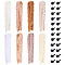 Pandahall 8Sets 8 Colors DIY Plush Sticks, Chenille Stems, Pipe Cleaners, Kid Craft Material, Mixed Color, 15mm, 1 color/set