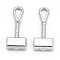 Alloy Pendants, Hammer, Cadmium Free & Nickel Free & Lead Free, Platinum, 23.5x10x4.5mm, Hole: 5x3mm