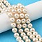 Preciosa® MAXIMA Crystal Nacre Pearls, Czech Crystal, 13110011 Round Pearl 1H, 71000 Pearl Effect Cream, 8mm
