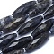 Natural Iolite Beads Strands, Faceted, Rice, 29~33x9~10mm, Hole: 1mm, about 13~14pcs/strand, 15.3 inch~15.7 inch(39~40cm)
