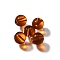 K9 Glass, Imitation Austrian Crystal Beads, Round, Chocolate, 5.5x6mm, Hole: 1.2mm