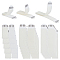 AHANDMAKER 18 Sets Self Adhesive Fastener Sticky Back Double Sided Hook Loop Strips, 3 Style Black Hook Loop Strips with Adhesive, Heavy Duty Picture Hanging Strips for Sewing School Office Home Use