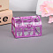 Plastic Candy Boxes, Treasure Chests, Purple, 7.4x5.2x5cm