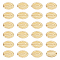 24Pcs Alloy Beads, Leaf, Golden, 9x6x3mm, Hole: 1mm