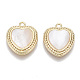 Natural Shell Charms KK-S356-089-NF-1