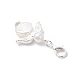 Подвески из искусственного жемчуга и сплава ангелов HJEW-JM04079-01-4
