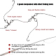 Émerillons de pêche à barillet à ligne croisée à 3 voie FIND-FH0001-01P-7