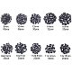 PandaHall 218 Pcs Plastic Safety Eyes Craft Eyes With 115 Pcs Safety Noses and 333 Pcs Washers for Doll DIY-PH0009-02-2