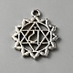 Подвески из цинкового сплава чакры в тибетском стиле FIND-WH0137-05B-AS-1