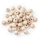 Craftdady perles en bois naturel WOOD-CD0001-02-4