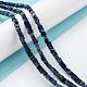 Chapelets de perles en lapis-lazuli naturel G-F631-K05-4